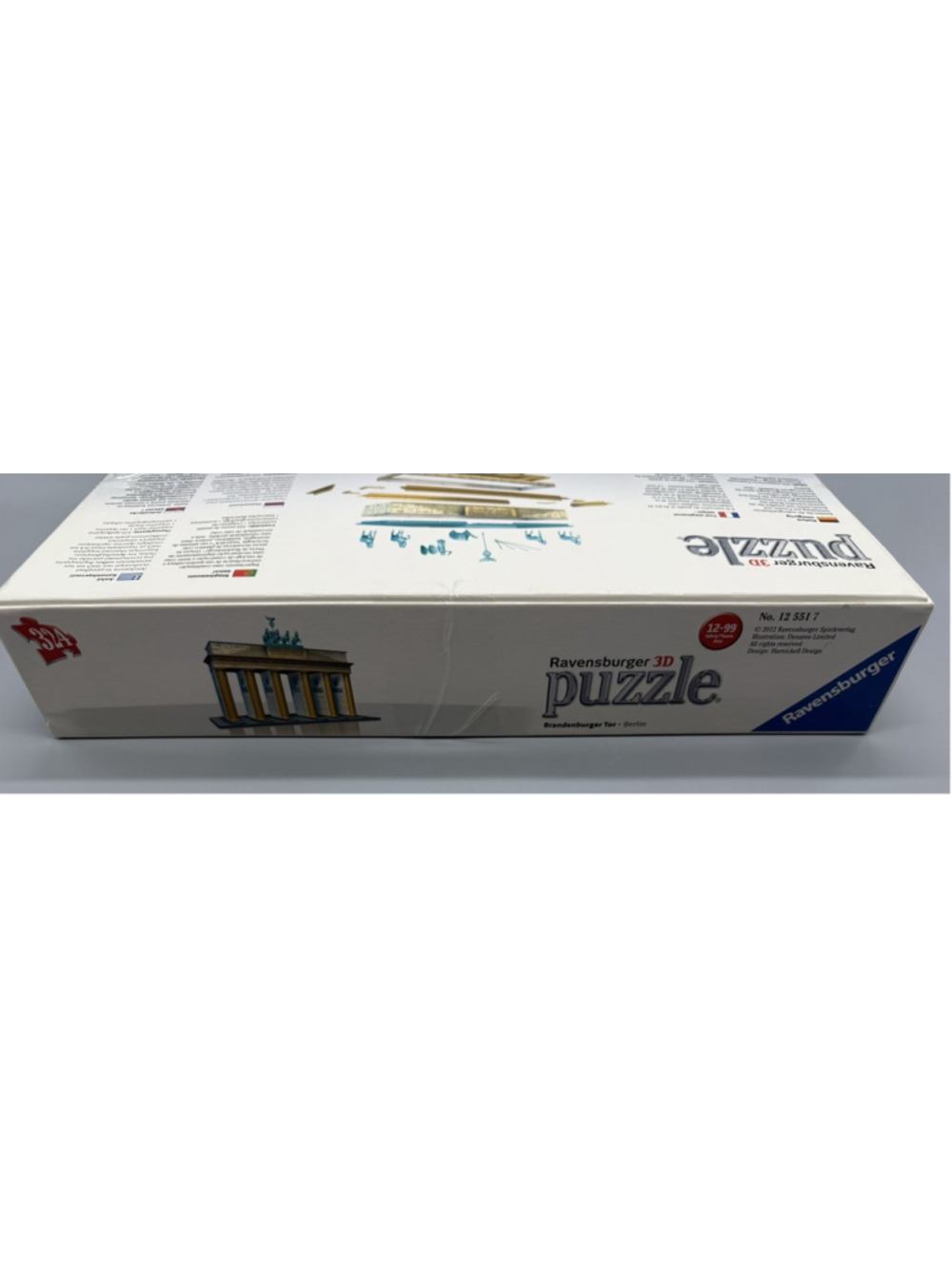 Ravensburger 3D Puzzle - Brandenburger Tor Berlin - #125517 - Used - Complete - Picture 5 of 6